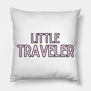 Little Traveler - Pink Travel Design Pillow