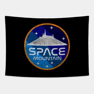 Space Mountain (distressed) Tapestry