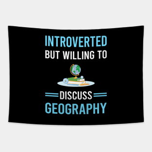 Introverted Geography Geographer Tapestry