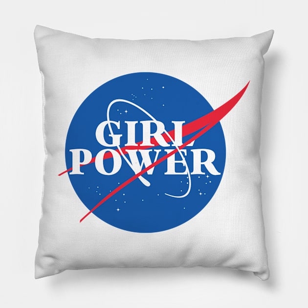 Girl Power - NASA Pillow by ally1021