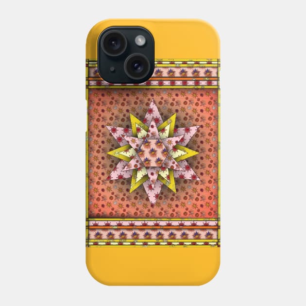 Sun Quilt Phone Case by Zodiart