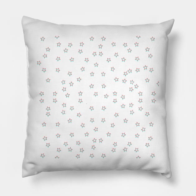 Stuttering Stars Pillow by lilydlin