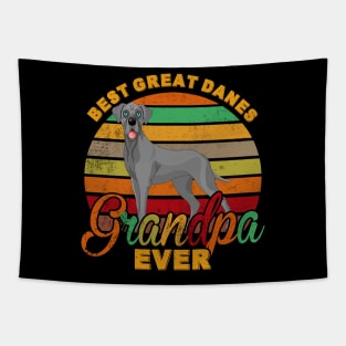 Best Great Danes Grandpa Ever Tapestry