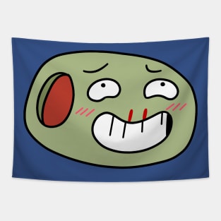 Olive Nosebleed Emote Tapestry