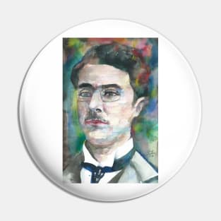 FERNANDO PESSOA - watercolor portrait .4 Pin