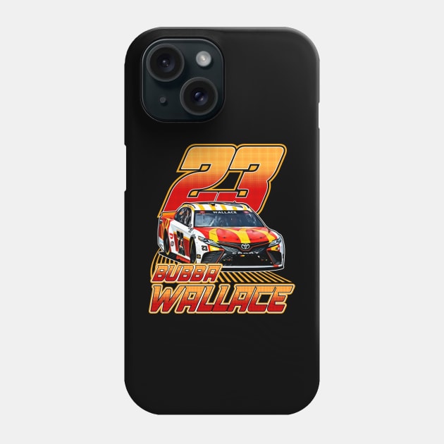 Bubba Wallace 23 Phone Case by stevenmsparks