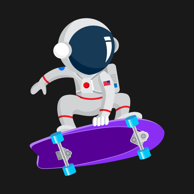 Astronaut Kids Illustration Planet by Protshirtdesign