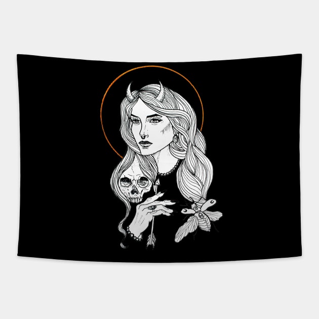 Wicked Ones Tapestry by StilleSkyggerArt