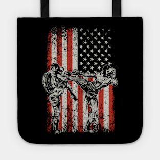 USA Flag MMA Mixed Martial Arts Tote