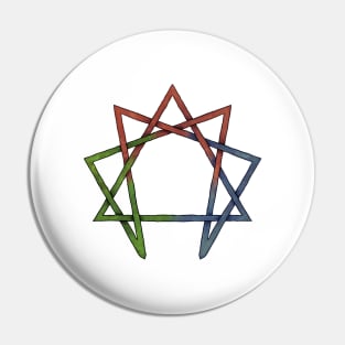 Enneagram - Celtic Knot Pin