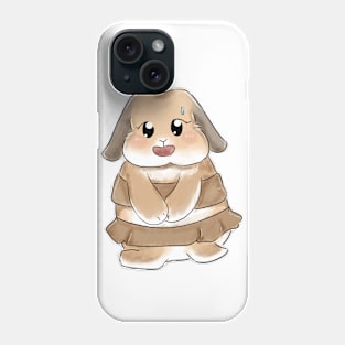 Beige Rabbit Outfit _ Bunniesmee Phone Case