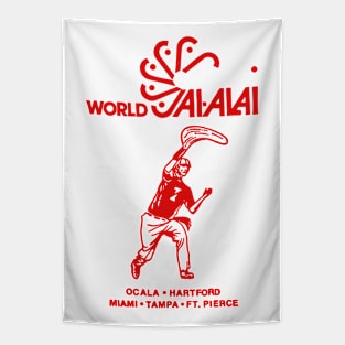 World Jai-Alai - Retro Aesthetic Tapestry