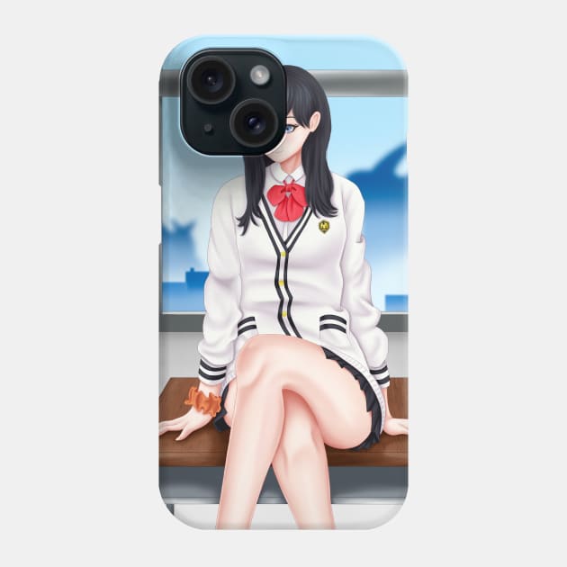 Rikka SSSS Gridman Background Phone Case by Antonydraws