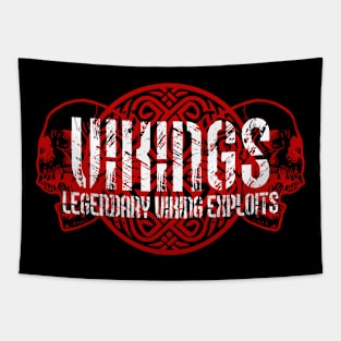 Vikings Series Shading Art Tapestry