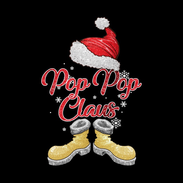 Santa Pop Pop Claus Merry Christmas Matching Family Group by Terryeare