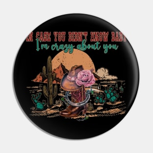 Vintage In Case You Didn't Know Mens Funny Pin