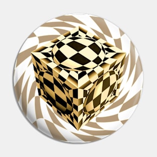 Cube illusion Pin