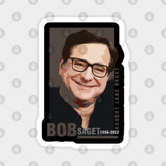 bob saget rip Magnet by Dami BlackTint