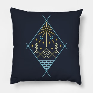 Nature Abstract Geometry 1 Pillow