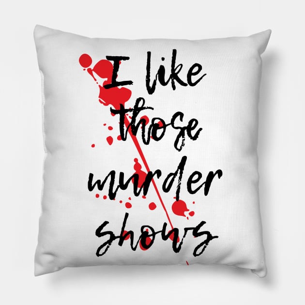 True Crime Shirt Pillow by Craftee Designs