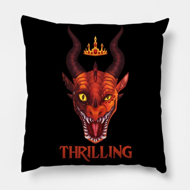 Wings of Fire - Queen Scarlet: Thrilling Pillow by Biohazardia