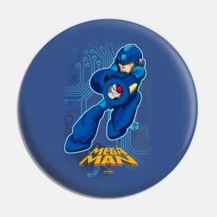The Blue Bomber Mega Man Pin