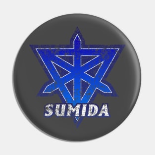 Sumida Ward of Tokyo Japanese Symbol Distressed Pin