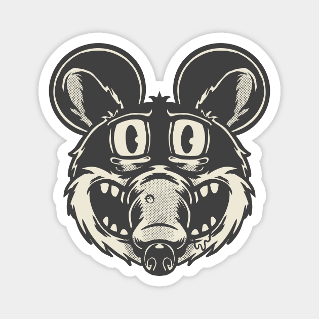 Ugly mouse Magnet by gut42