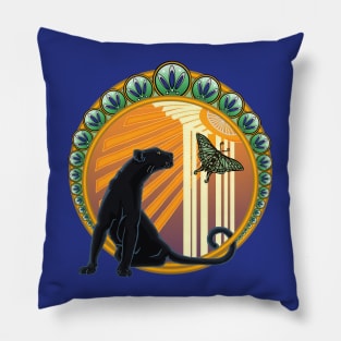 Jaguar Flowers Pillow