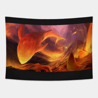 The Great White Lava Bed Tapestry