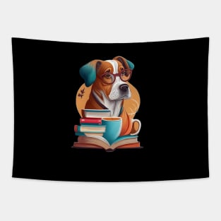 Books And Coffee And Dogs And Social Justice Tapestry