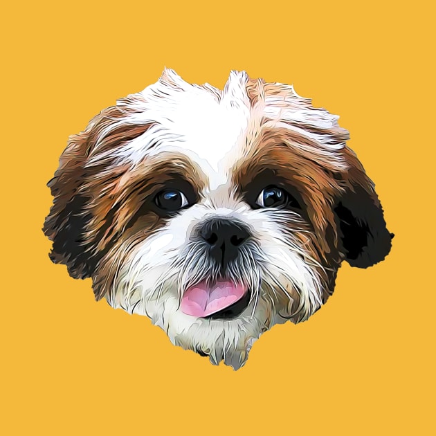 Shih Tzu Puppy Dog by Elarex