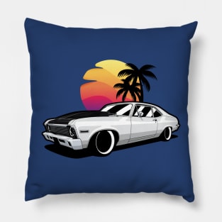 White Nova Classic American Coupe Pillow