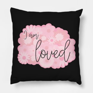 I am loved pink Pillow