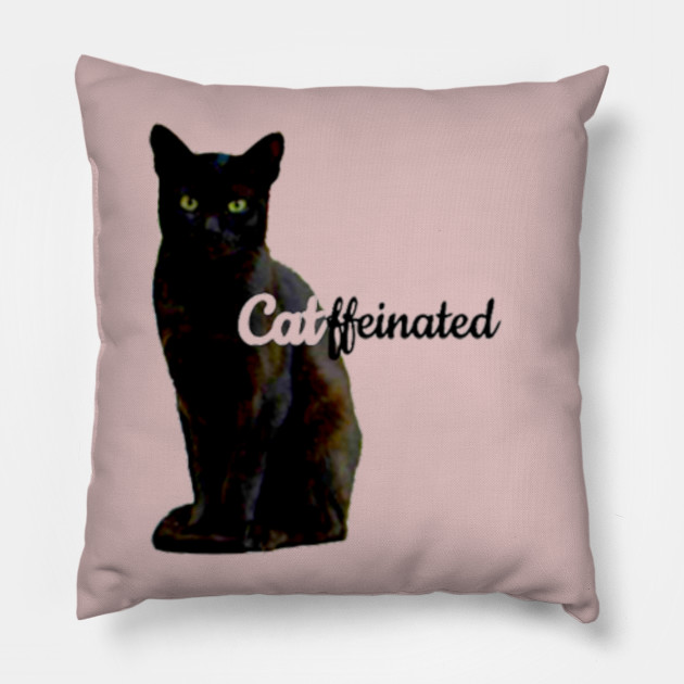 Caffeinated Cat Cat Kocka Mao Gato Black Cat Nero Chat Noir Pet
