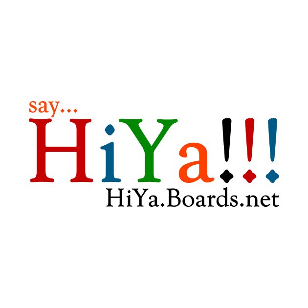 HiYa!!! Boards (Light) by J. Rufus T-Shirtery