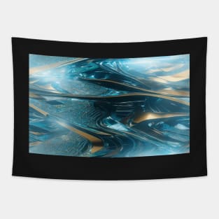 Seamless Holographic Texture IX Tapestry