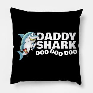 It's Daddy Shark - Fathers Day Gift Pillow