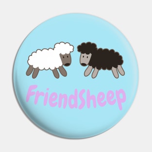 Friendsheep funny Sheep Pun Pin