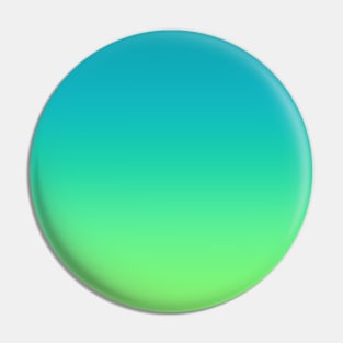 Aqua Blue to Lime Green Gradient Pin