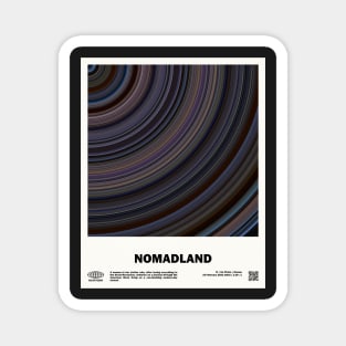 minimal_Nomadland Abstract Circular Movie Magnet