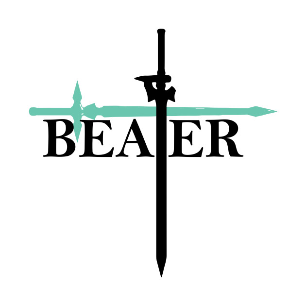 Kirito Beater Geek TShirt TeePublic