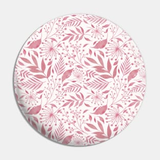 pink foliage Pin