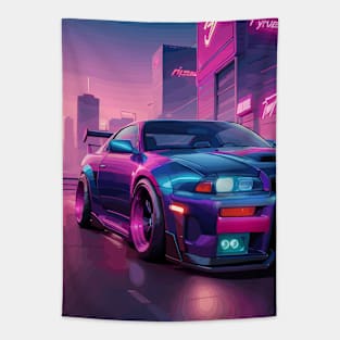 Retro JDM Car Tapestry