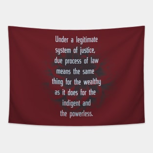 Due Process of Law Tapestry