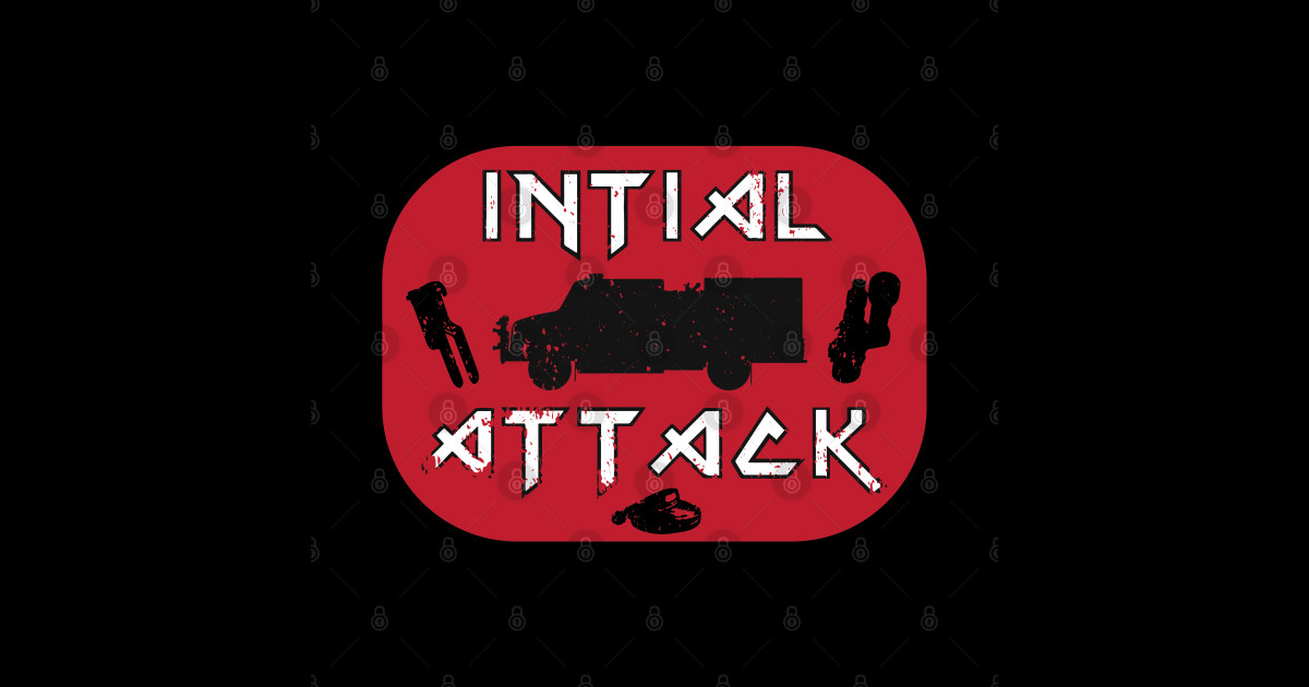 INITIAL ATTACK - Wildland Firefighter - Sticker | TeePublic