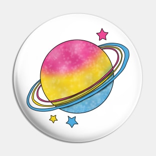 Pansexual Pride Planet Pin