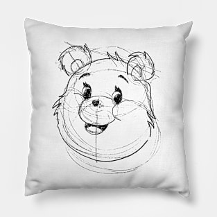 Care Bear Weathered Sketch Pillow