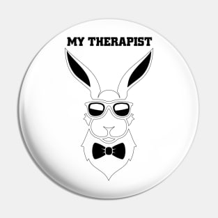 bunny are my therapist Pin