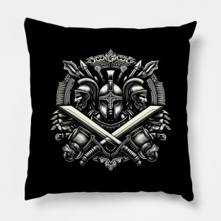 Resolute Roman Legionnaires: Epic Ancient Warriors Pillow